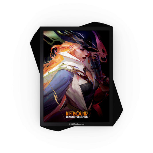 Riftbound: League of Legends TCG Origins Miss Fortune art sleeves, 100 count