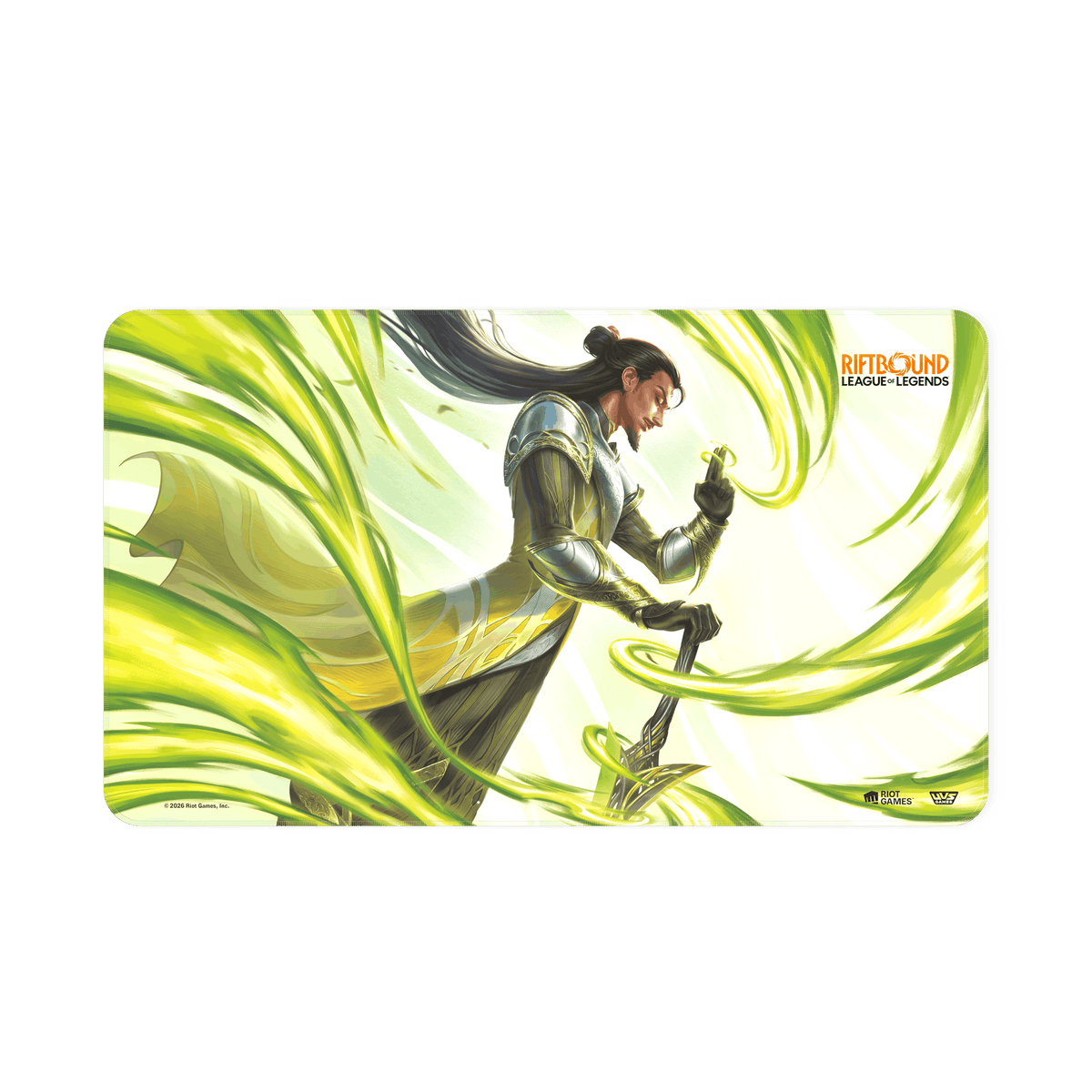Riftbound: League of Legends TCG Unleashed playmat featuring Yi, Wuju Master