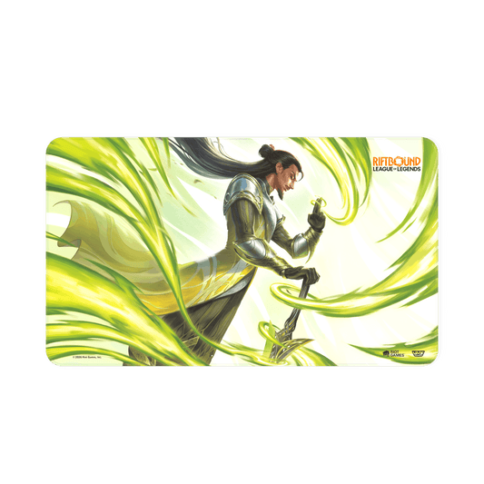 Riftbound: League of Legends TCG Unleashed playmat featuring Yi, Wuju Master