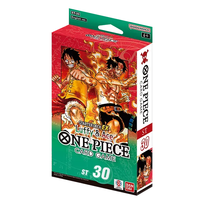 One Piece Card Game ST-30 Luffy & Ace EX starter deck box