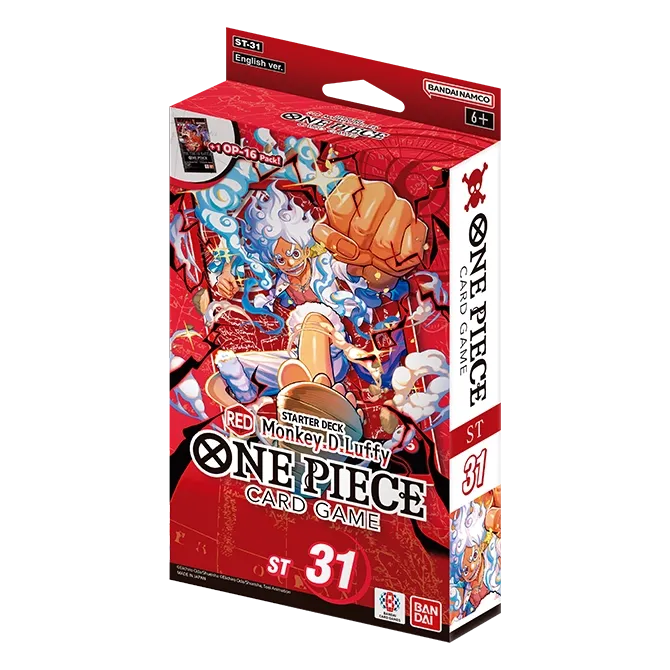 One Piece Card Game ST-31 RED Monkey.D.Luffy starter deck box