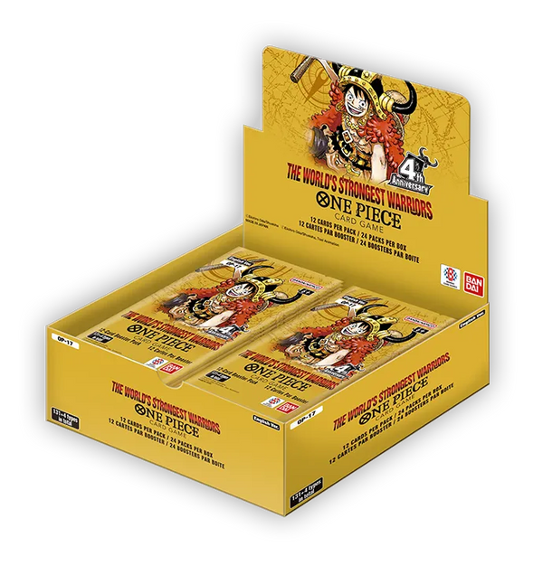 One Piece: OP-17 The World's Strongest Warriors — Booster Display (24 Packs)